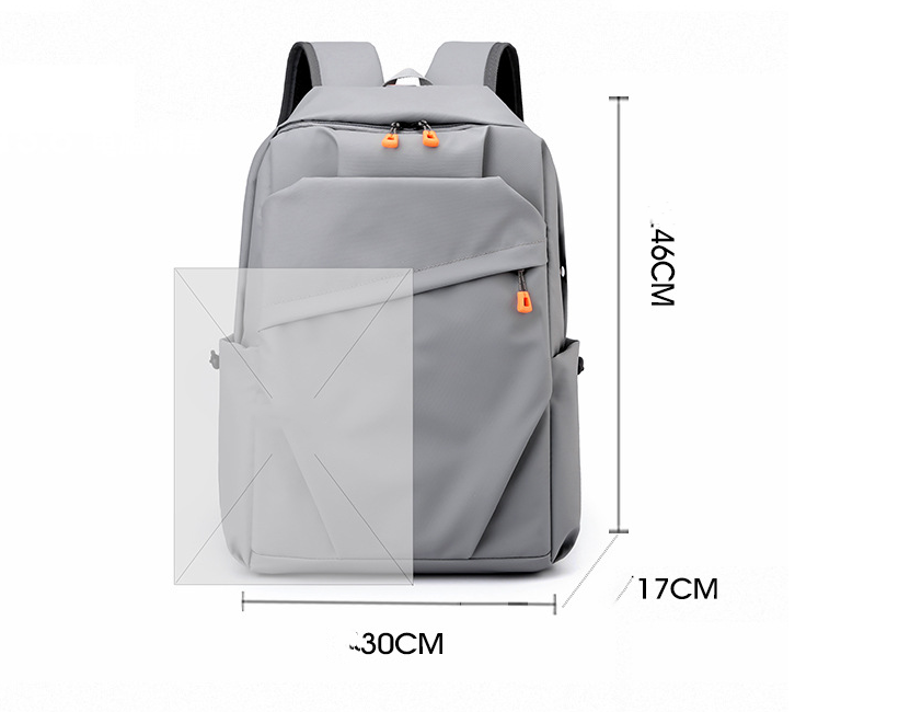 Men&#39;s Commuter Computer Bag USB Charging Student Fashion