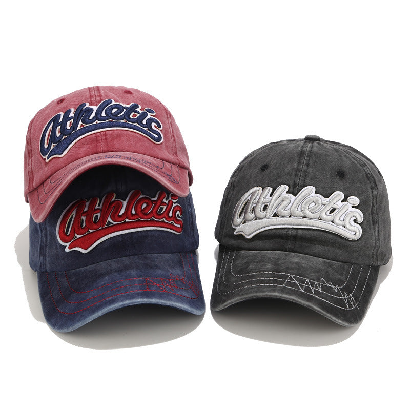 Washed Distressed Retro Baseball Cap
