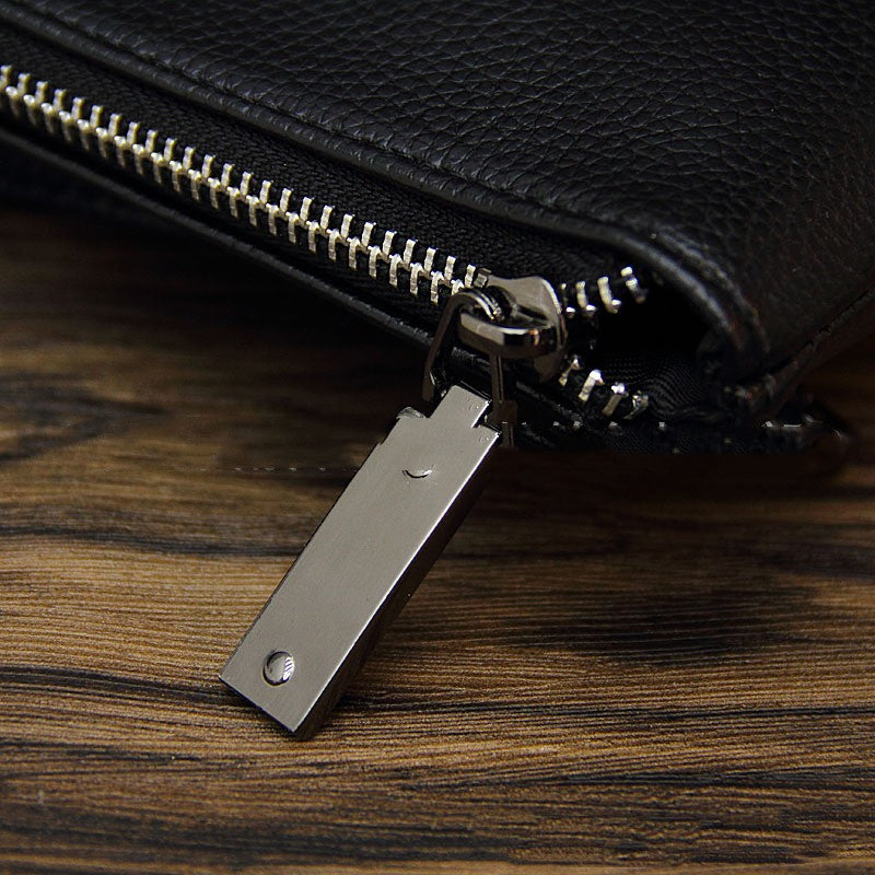 Bee Embroidered Men&#39;s Handheld Envelope Bag