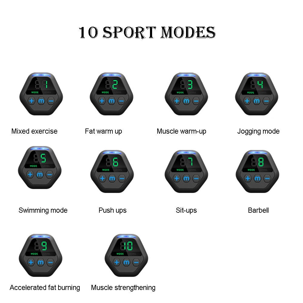 Digital Display Abdominal Muscle Patch EMS Muscle Massage