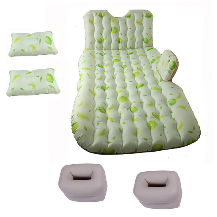 Car Multi-function Travel Bed Car Portable Storage Inflatable Bed Car Head Guard Double Block Split Flocking Outdoor Bed