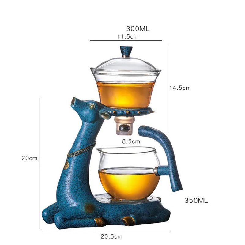 Automatic Glass Tea Set Tea Cup Set Household Kung Fu