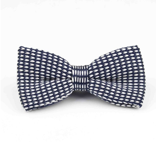 New Style Men Women Knit Bowtie Adjustable Butterfly Double Deck Neckwear Bowties Designer Knitting Dress Knitted Bow Tie