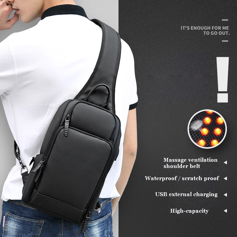Men&#39;s Business Casual Multifunctional Messenger Bag