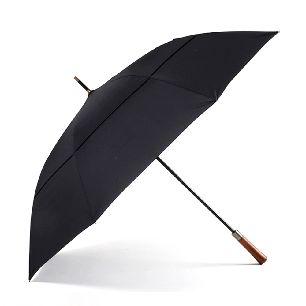 Retro long straight automatic umbrella