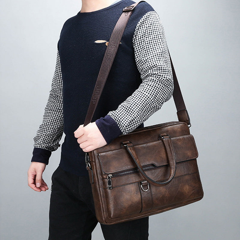 Men&#39;s Crossbody Business Retro Bag