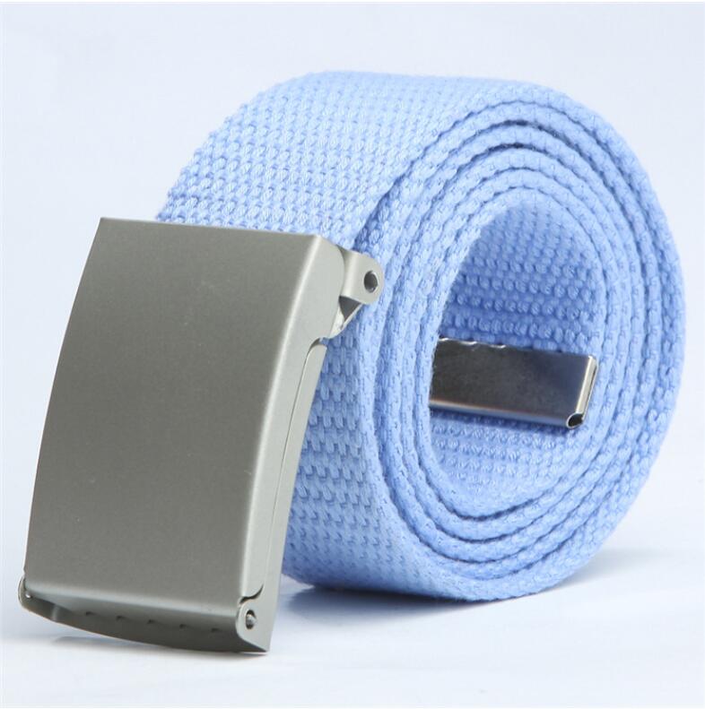 Candy color fashion new unisex pants with canvas belt men&#39;s belt