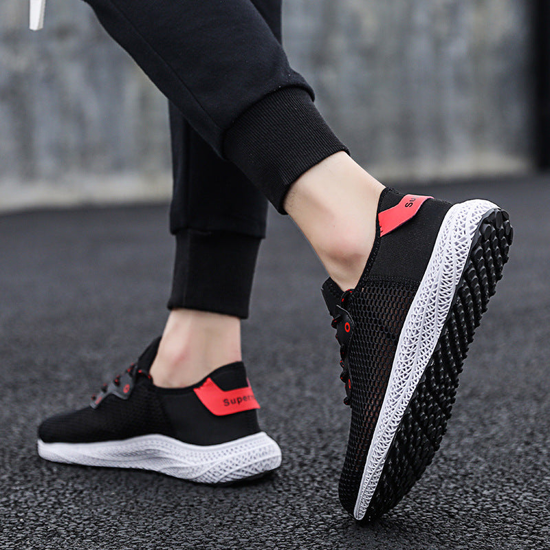 Breathable mesh men&#39;s shoes mesh sports shoes