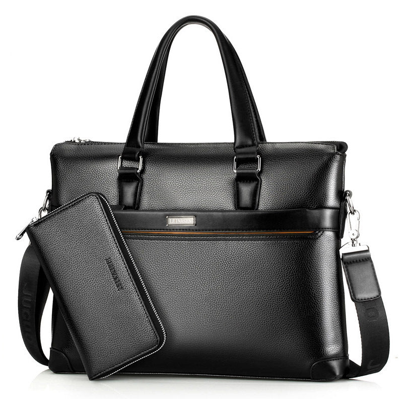 Men&#39;s diagonal handbag briefcase