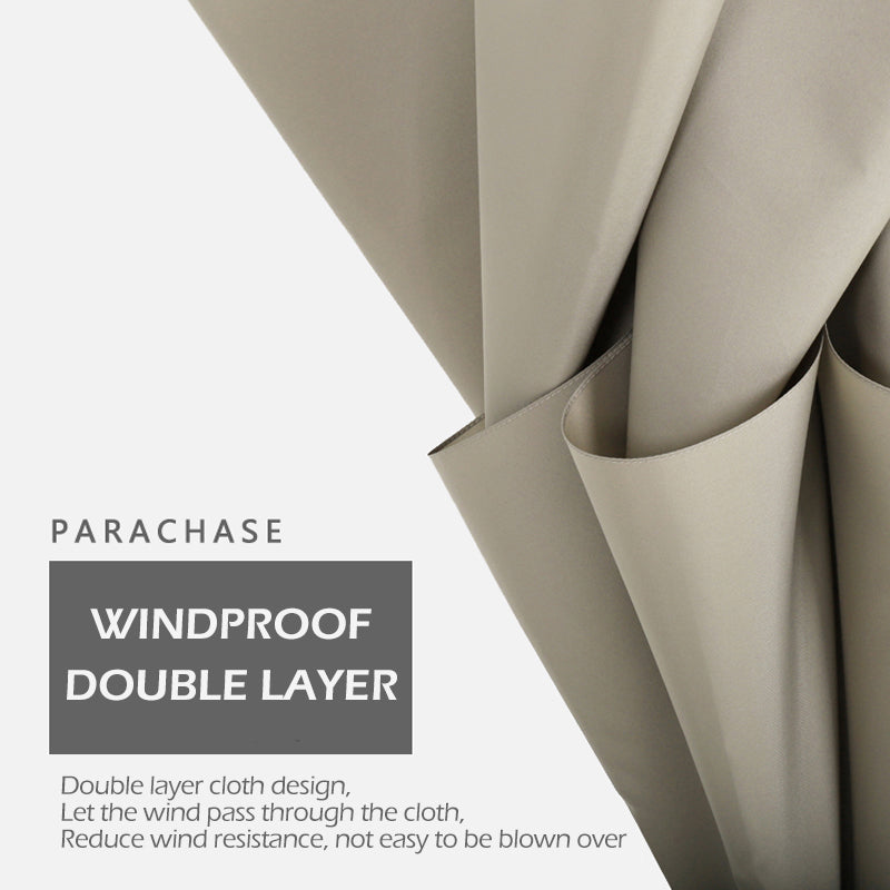 Retro long straight automatic umbrella