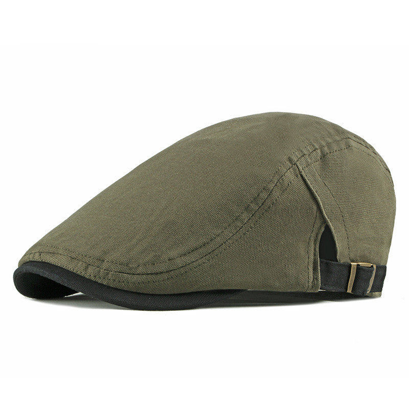 Thin Light Board Beret Hat Men&#39;s Casual