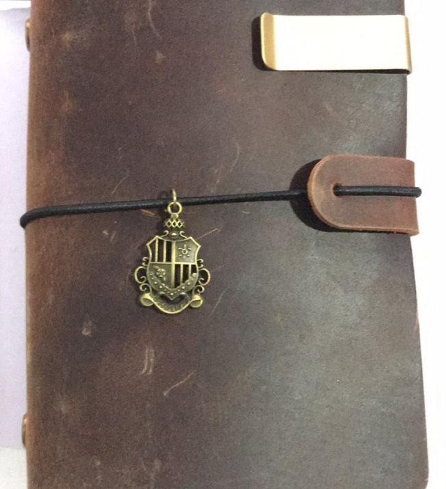 Handmade First Layer Leather Hand Account Binder Notebook
