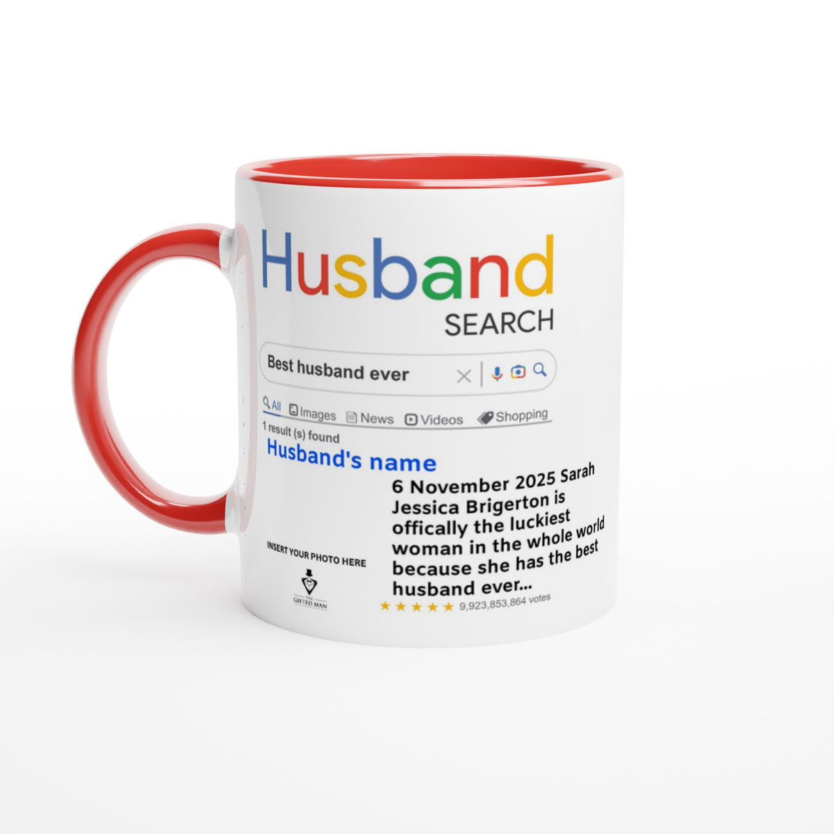 Personalized Husband Google Search Mug