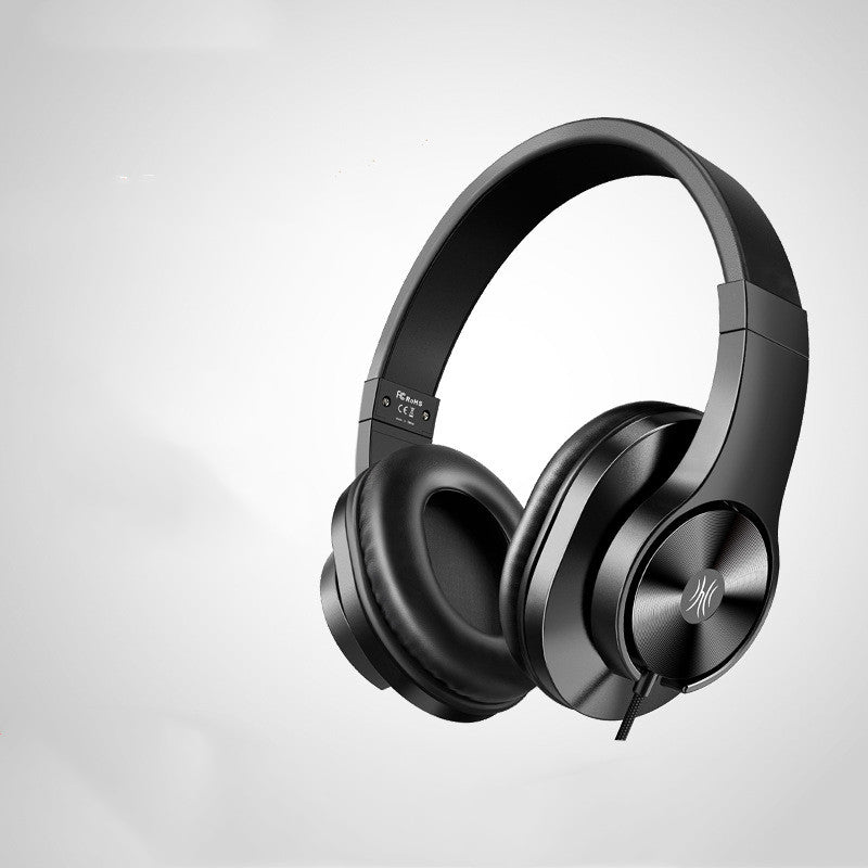 Head-mounted wired headset