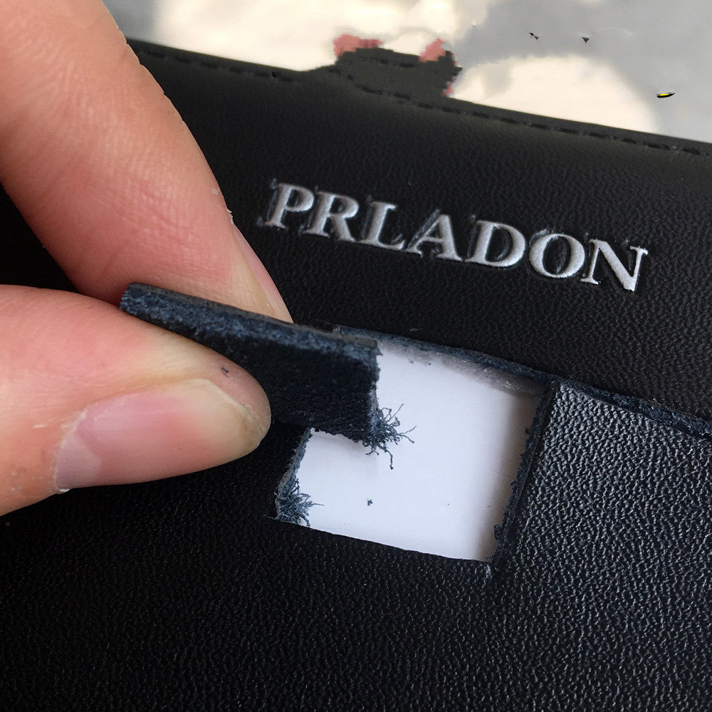 Men&#39;s long zipper leather handbag men wallet