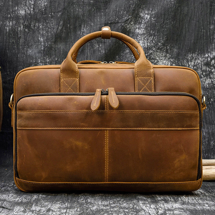 Men&#39;s Briefcase New Handbag Business Bag