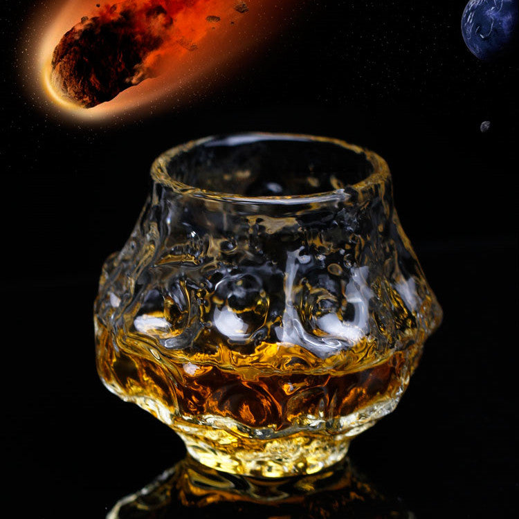 Japanese Meteorite Planet Shaped Whiskey Glass