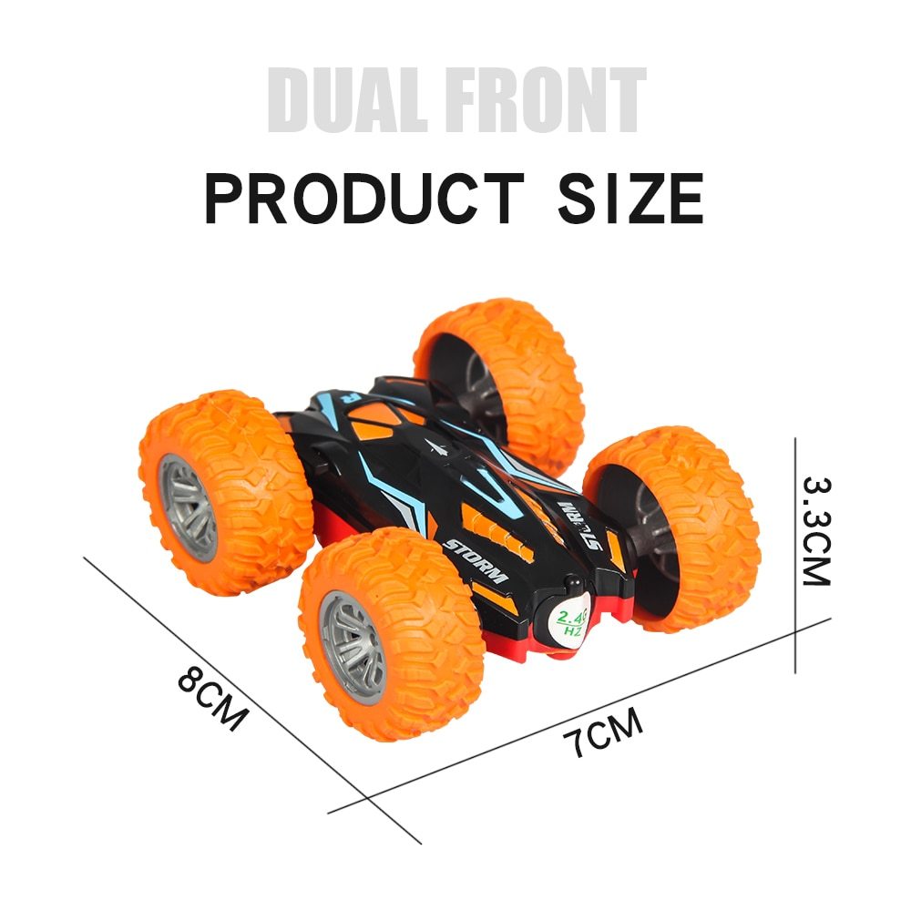 Double Sided 3D Flip Remote Control Car 2.4G 4CH Stunt RC Car Robot RC Car Toy Drift-Buggy Crawler Machine Radio Controlled Car