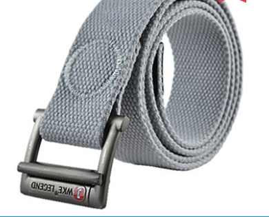 Outdoor leisure canvas belt