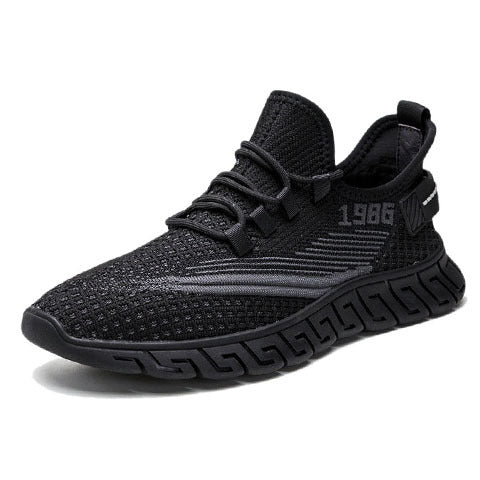 Flying Woven Breathable Running Men&#39;s Sports Shoes
