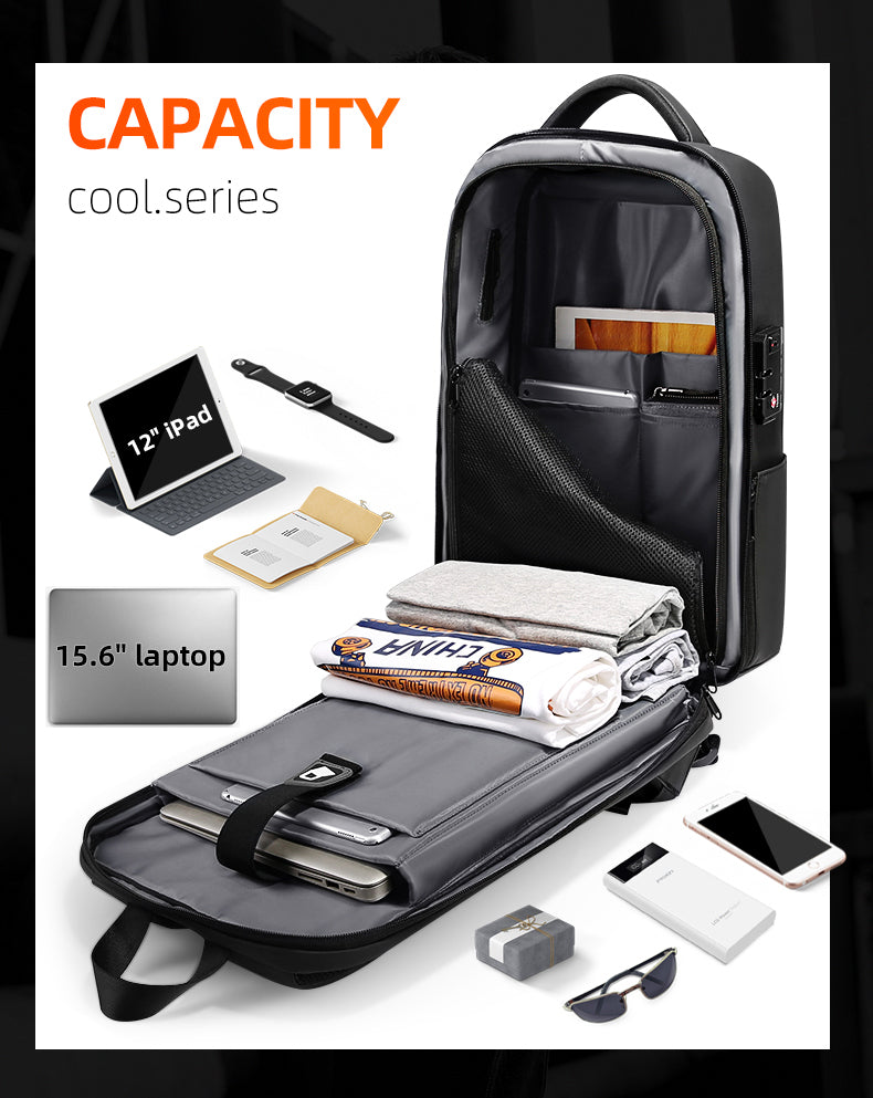 Men&#39;s password lock backpack