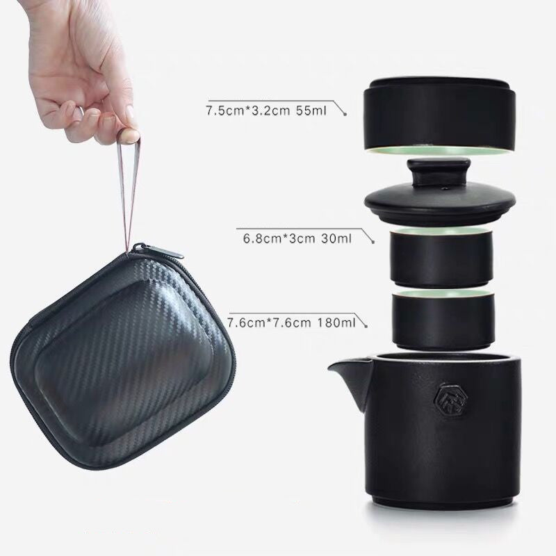 Kung Fu storage travel portable tea set