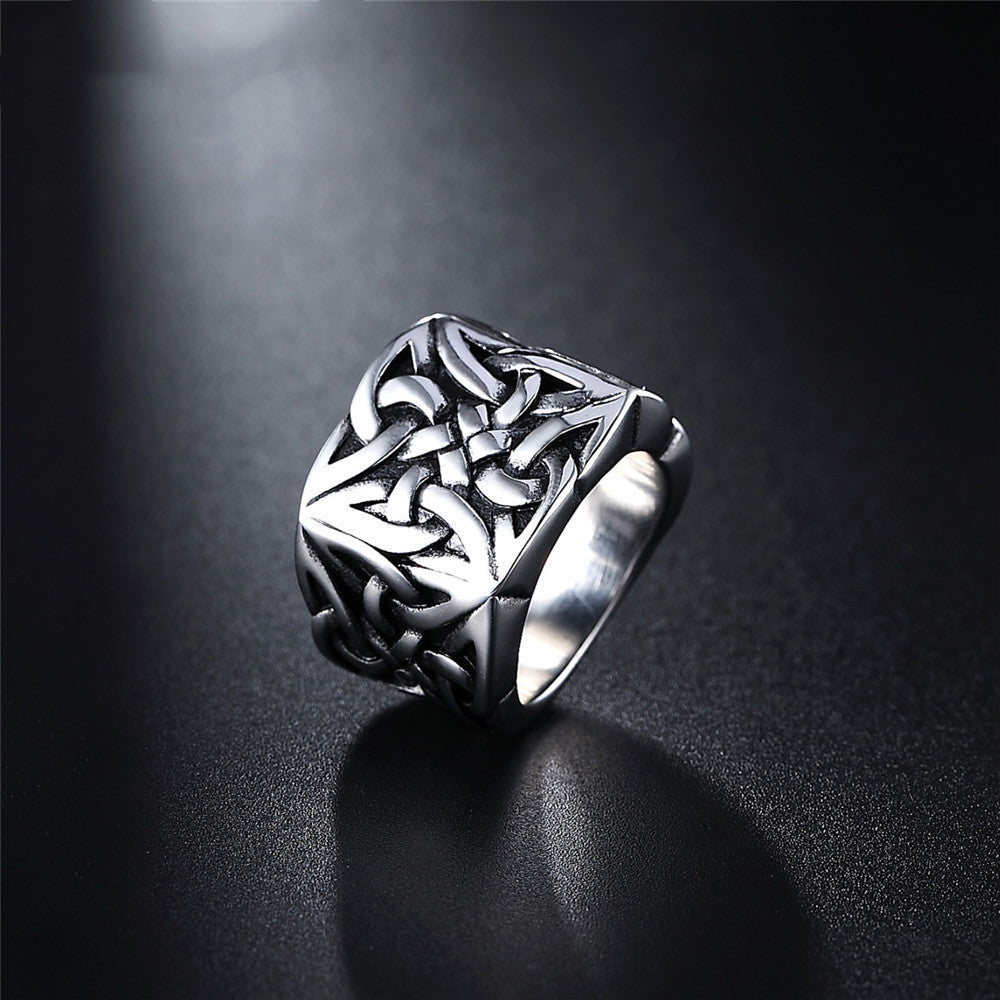 Nordic Viking Retro Personality Punk Men&#39;s  Ring
