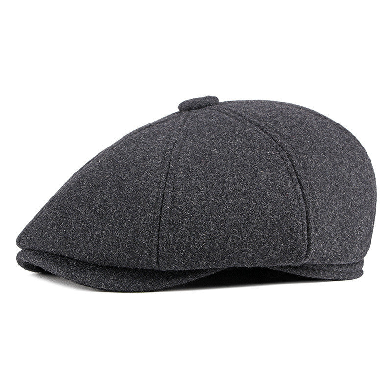 Men&#39;s Cap With Warm Ear Protection Beret