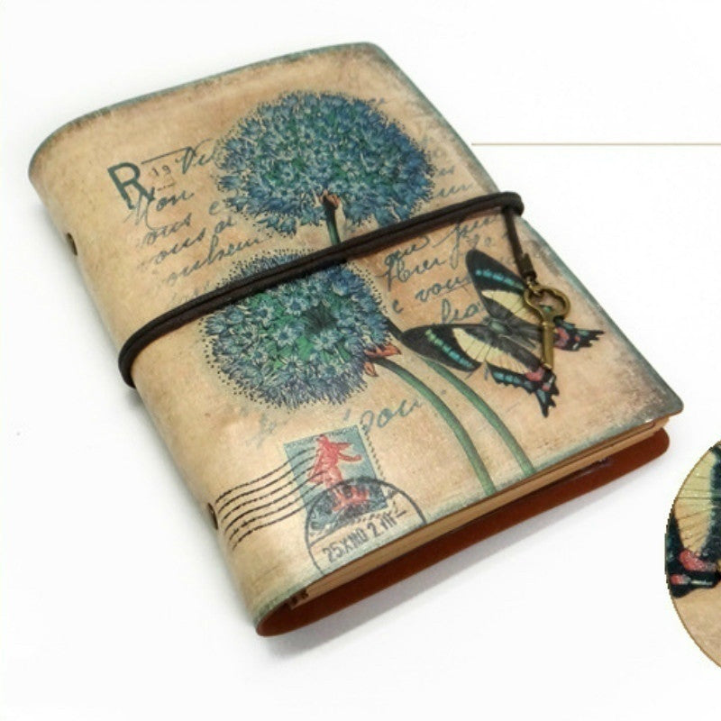 Retro loose-leaf A6 notepad