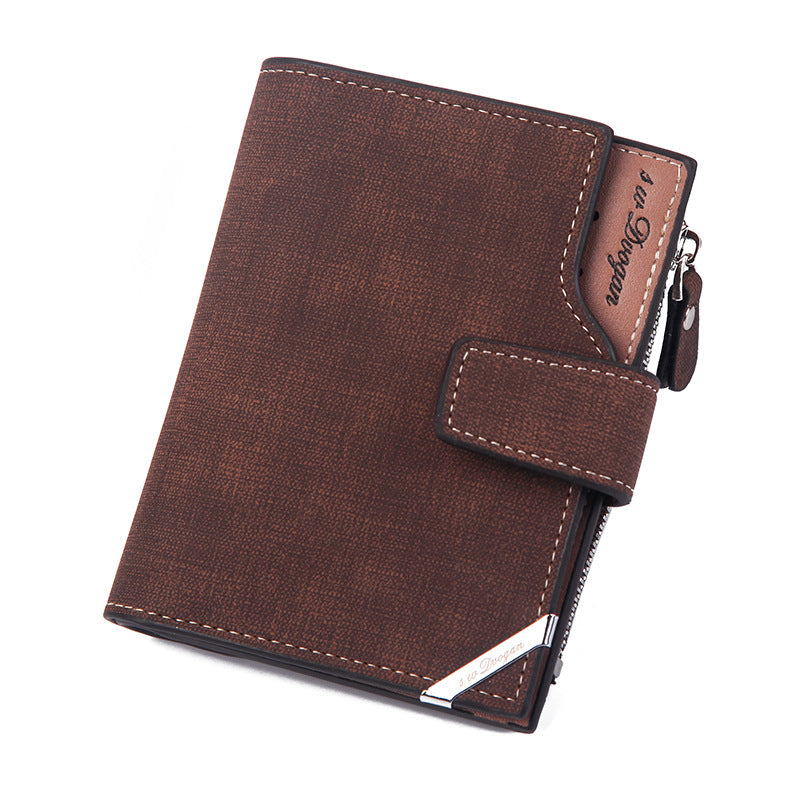 Korean Style Men&#39;s Multifunctional Wallet Short Wallet