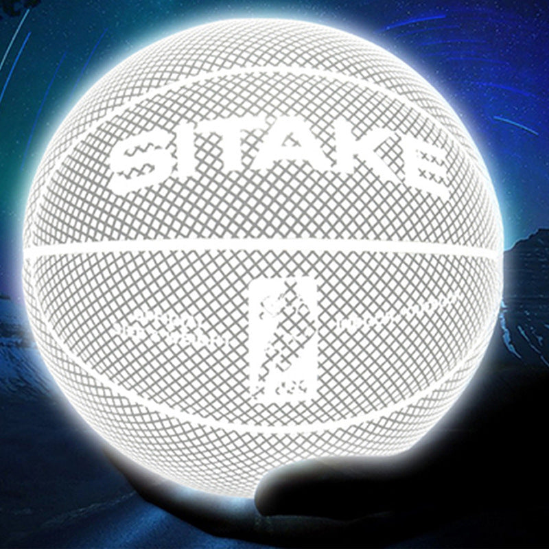 Luminous reflective basketball
