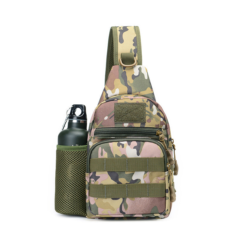 Camouflage Men&#39;s Field Sports Cross-body Large-capacity Chest Bag Tactical Army Shoulder Bag Outdoor Multicam Packs