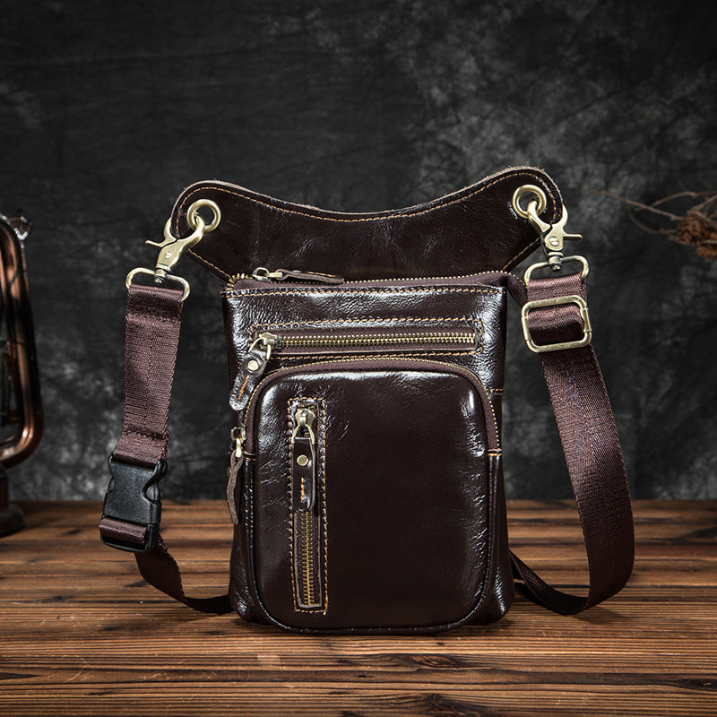 Men&#39;s Trendy Cool Mobile Phone Camera Outdoor Leg Bag Fanny Pack