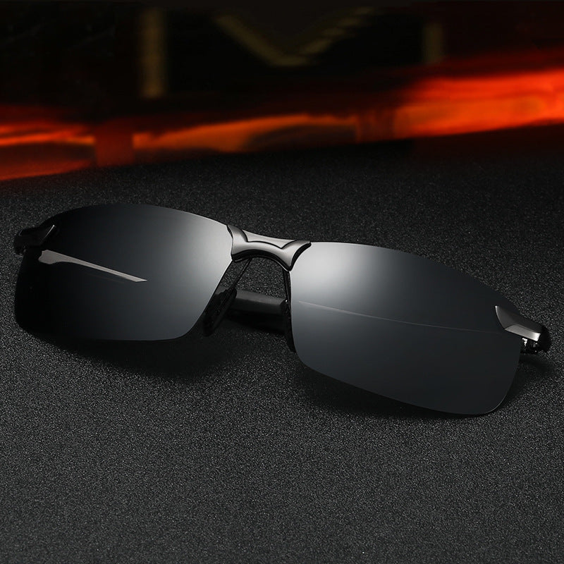 Color changing polarized sunglasses men&#39;s sunglasses