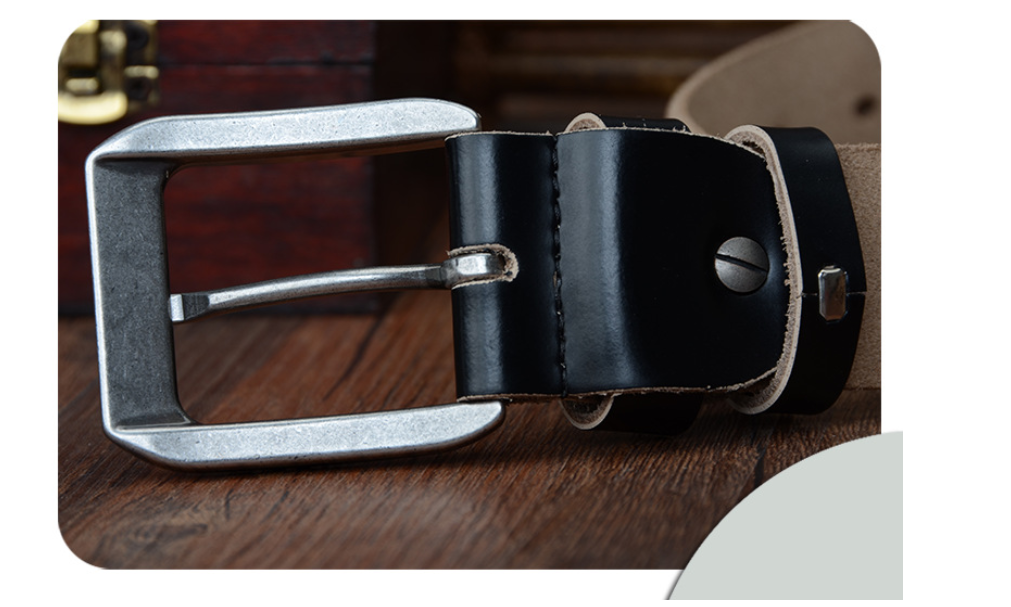 Men&#39;s leather belt