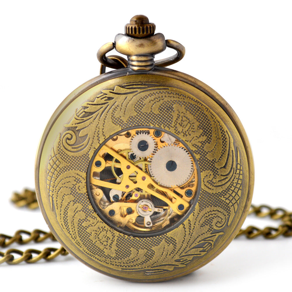 Unisex Semi-Automatic Mechanical Pocket Watch