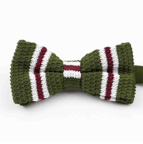 New Style Men Women Knit Bowtie Adjustable Butterfly Double Deck Neckwear Bowties Designer Knitting Dress Knitted Bow Tie