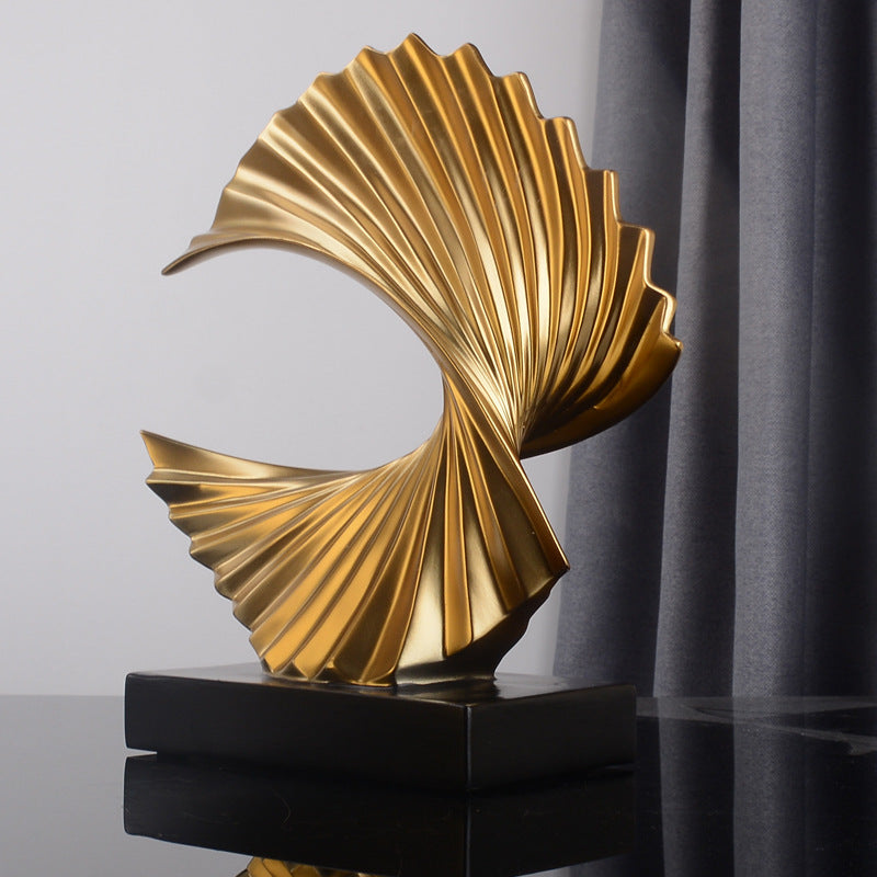 Abstract Bonanza TV Wine Cabinet Living Room Decoration Gold Office Ornaments