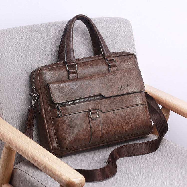 New retro men&#39;s briefcase