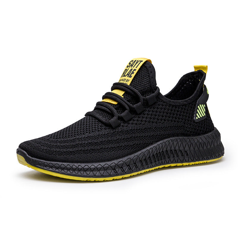 Men&#39;s shoes flying woven sneakers casual shoes