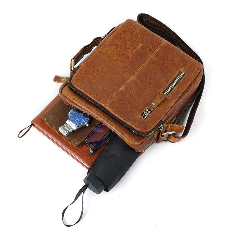 Retro shoulder messenger bag casual men&#39;s bag