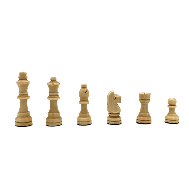 Magnetic chess solid wood set folding chessboard
