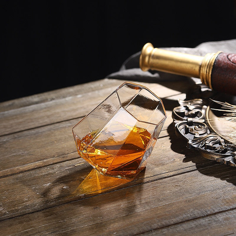 Shake Whiskey Glass Handmade