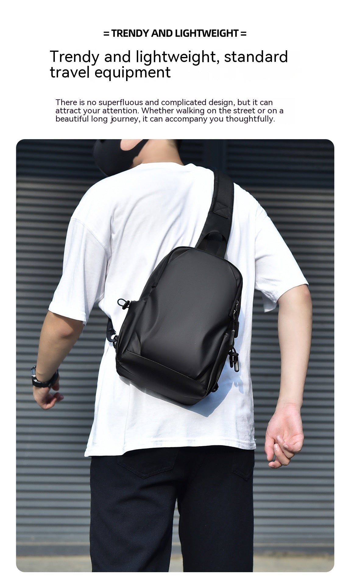 Oxford Cloth Wear-resistant Men&#39;s Simplicity Shoulder Messenger Bag