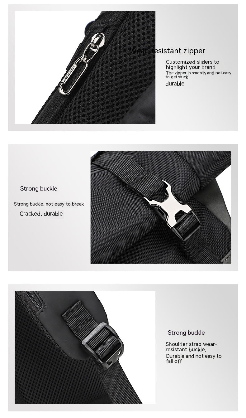 Large Capacity Men&#39;s And Women&#39;s Roll-up Backpack