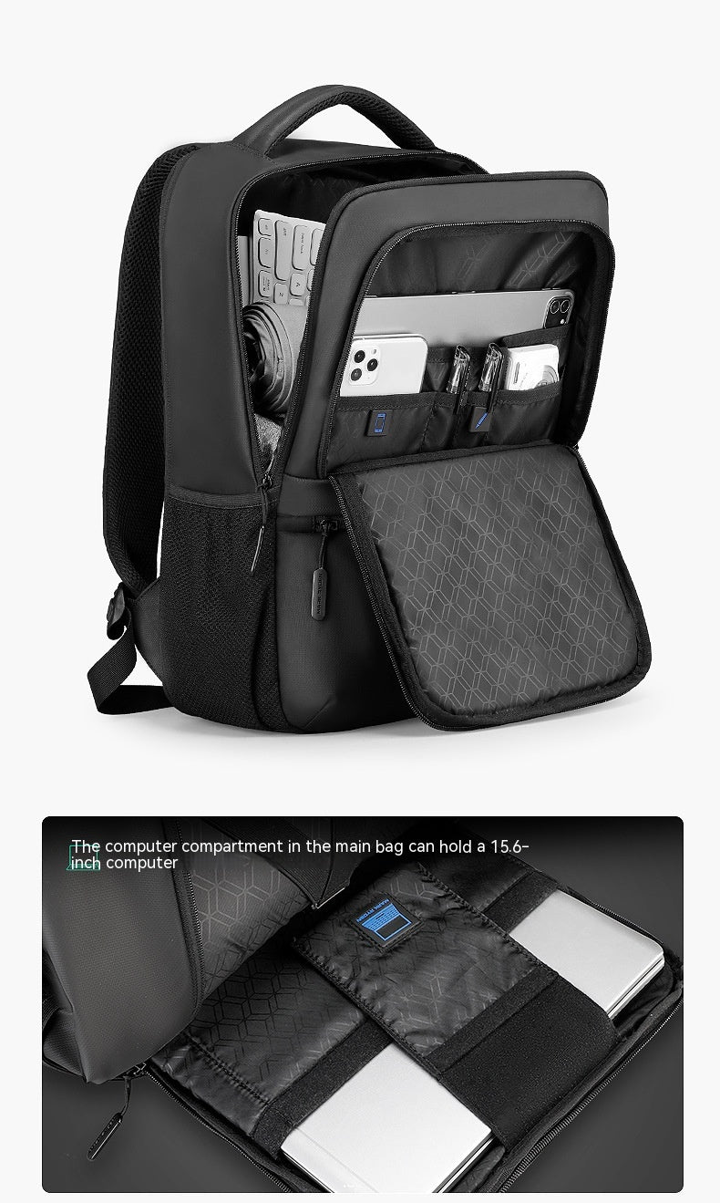 Computer Bag 156-inch Men&#39;s Business Backpack Large Capacity Business Trip Travel Backpack