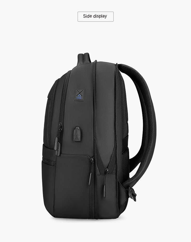 Computer Bag 156-inch Men&#39;s Business Backpack Large Capacity Business Trip Travel Backpack