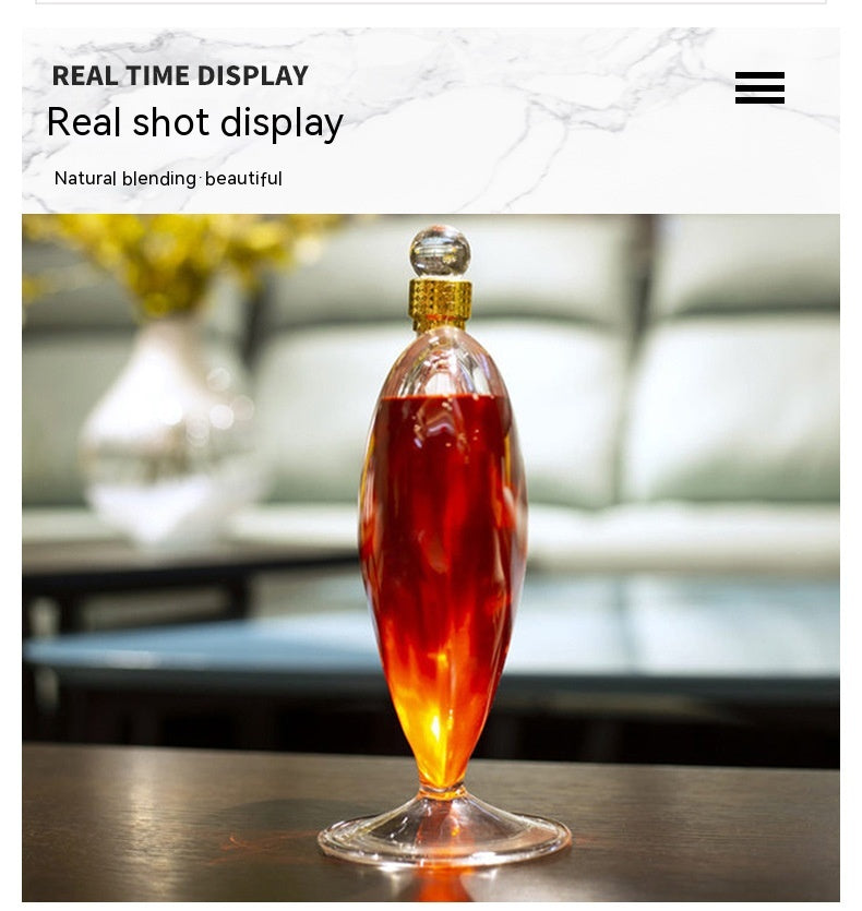 Heart-shaped Wine Fermentation Jar Craft Ornaments Wine Decanter