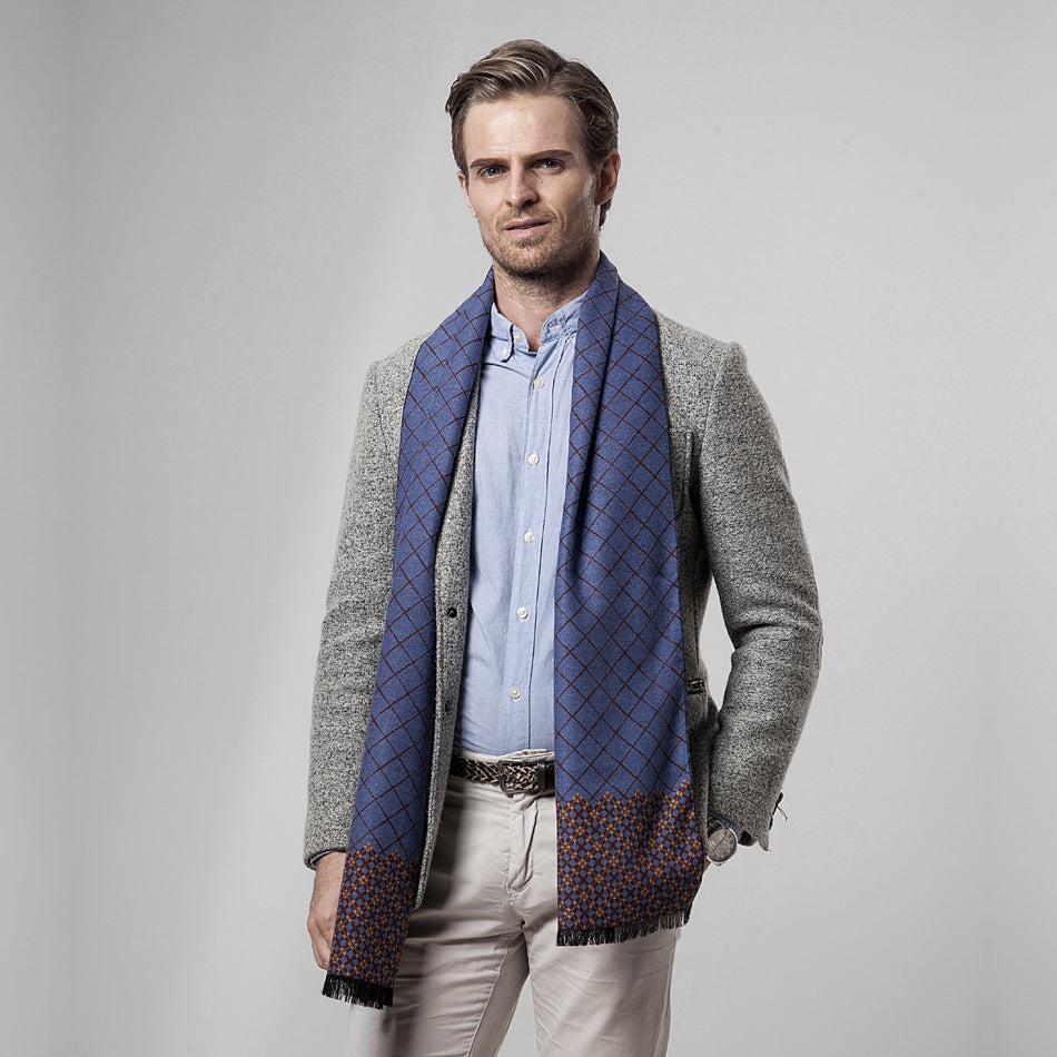Men&#39;s scarf for autumn and winter