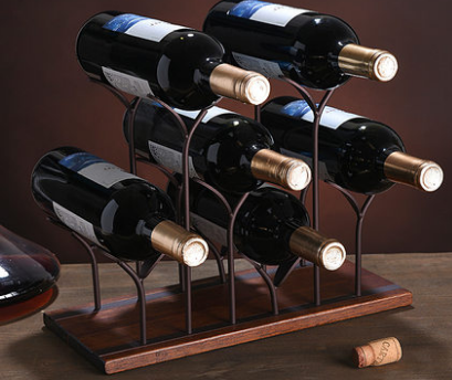 Red wine rack